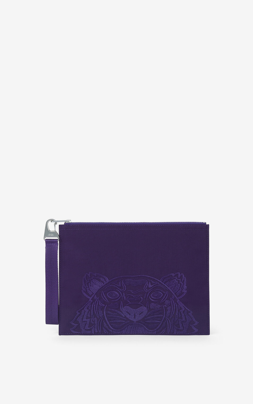 Pochette Kenzo Large Toile Kampus Tiger Homme Violette | YCOT-45967